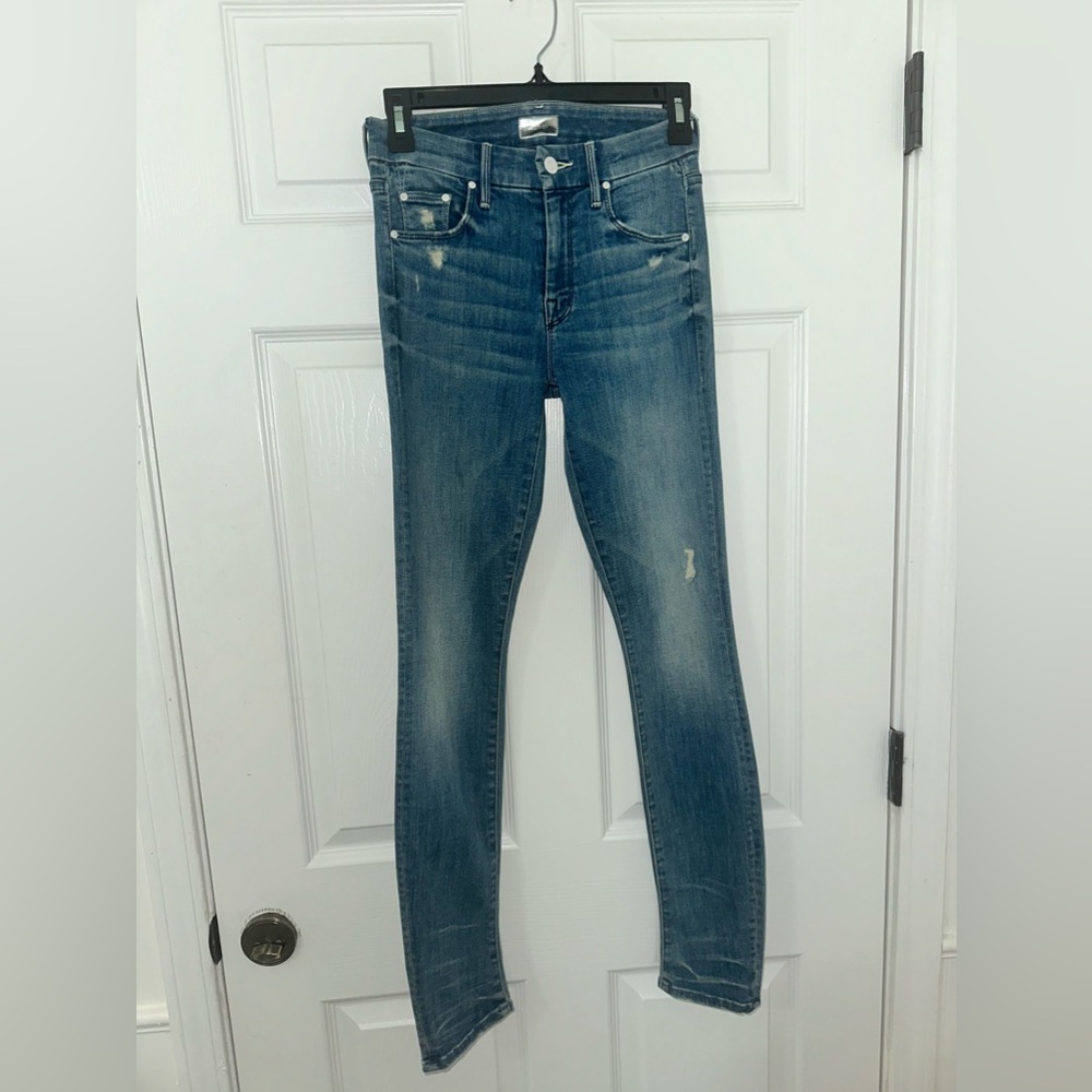 Mother The Looker Graffiti Girl Skinny Jeans